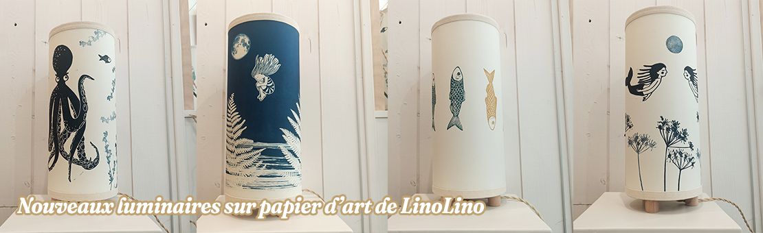 Nouveaux luminaires de l'artiste LinoLino